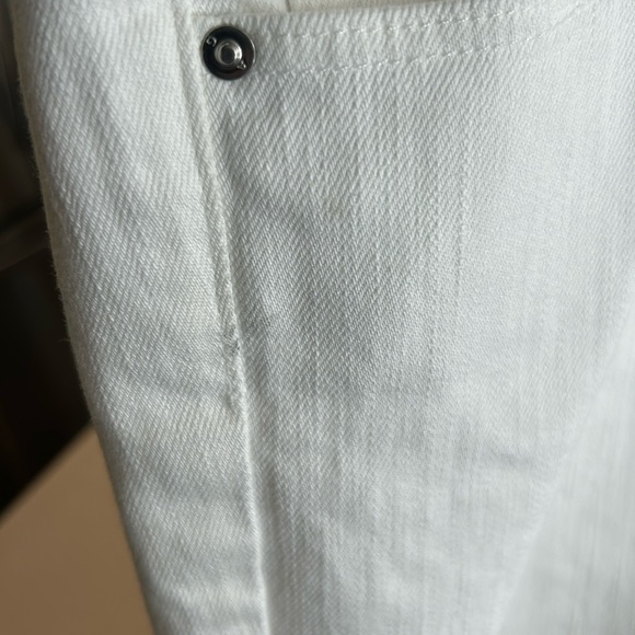 AG Adriano Goldschmied The Prima White Mid Rise Cigarette Skinny Jeans size 27 - Picture 14 of 14